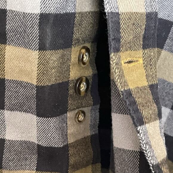 Carhartt Rugged Flex Relaxed Fit Plaid Flannel Shirt Western Size XL - Picture 4 of 7